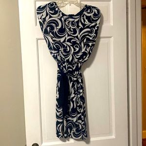 Black and white dress